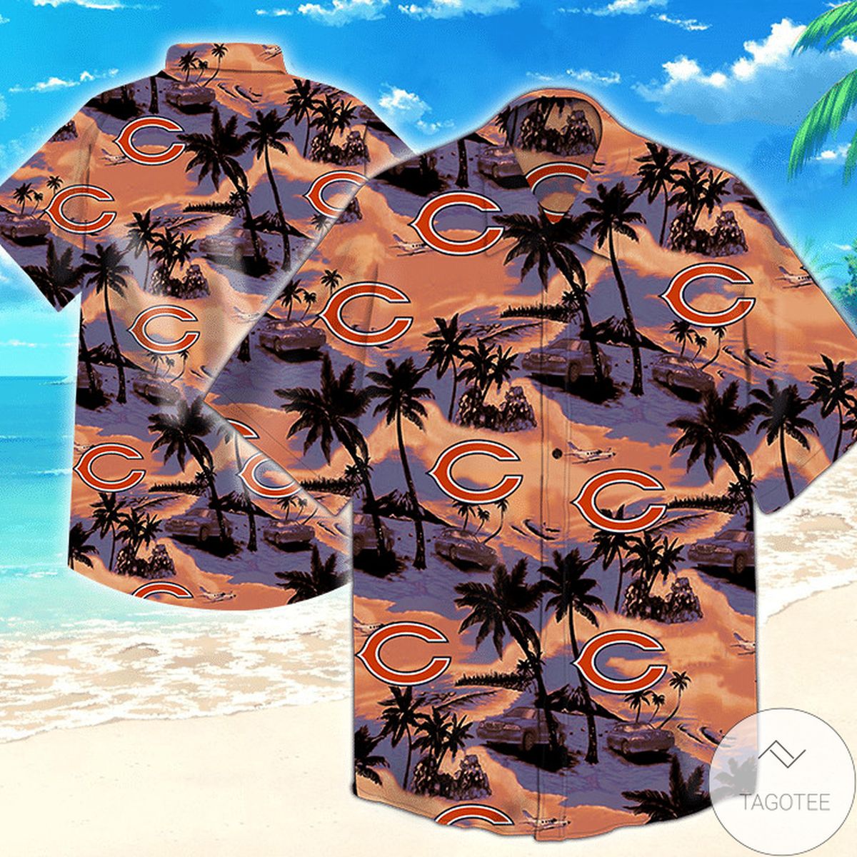 Chicago Bears Nfl Tommy Bahama Hawaiian Shirt Chicago Bears Nfl Tommy Bahama Hawaiian Shirt