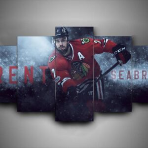 Chicago Blackhawks - Brent Seabrook - Sport 5 Panel Canvas Art Wall Decor