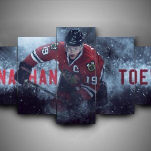 Chicago Blackhawks - Jonathan Toews - Sport 5 Panel Canvas Art Wall Decor