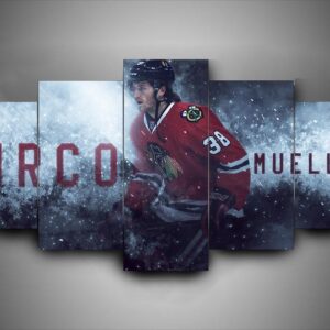 Chicago Blackhawks - Mirco Mueller - Sport 5 Panel Canvas Art Wall Decor