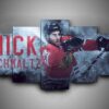 Chicago Blackhawks - Nick Schmaltz - Sport 5 Panel Canvas Art Wall Decor