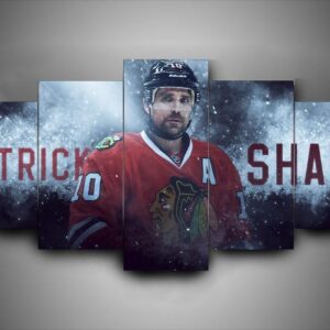 Chicago Blackhawks - Patrick Sharp - Sport 5 Panel Canvas Art Wall Decor