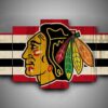 Chicago Blackhawks - Team 1 - Sport 5 Panel Canvas Art Wall Decor