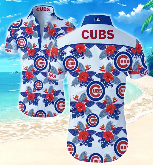 Chicago Cubs Hawaiian Shirt Summer Button Up Chicago Cubs Hawaiian Shirt Summer Button Up