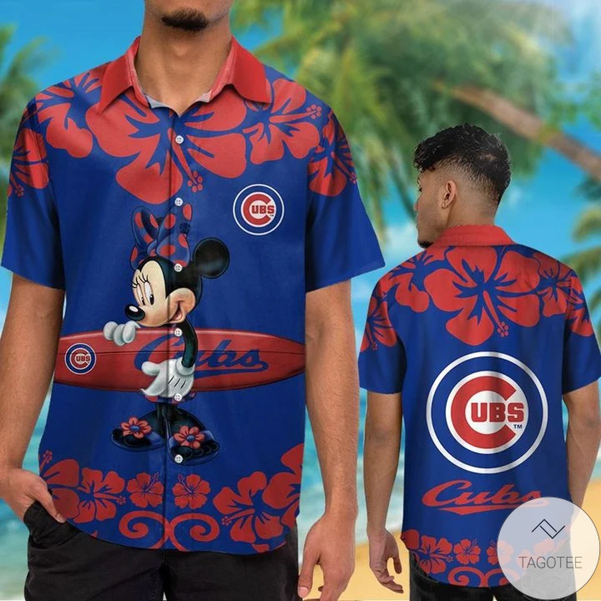 Chicago Cubs Minnie Mouse Hawaiian Shirt Chicago Cubs Minnie Mouse Hawaiian Shirt