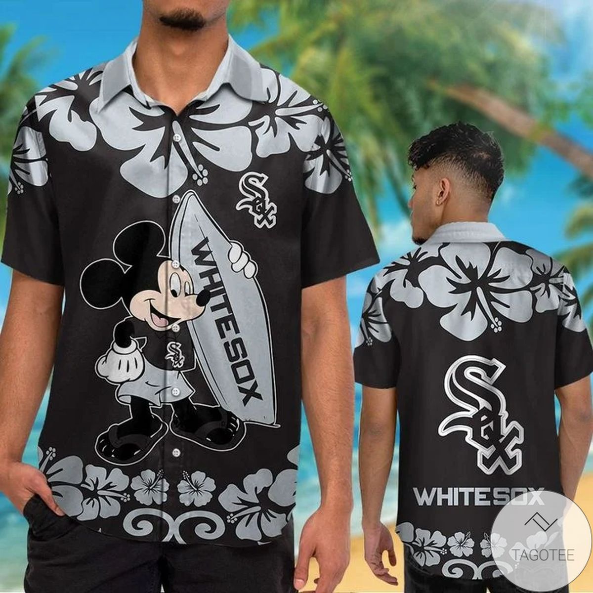 Chicago White Sox Mickey Mouse Hawaiian Shirt Chicago White Sox Mickey Mouse Hawaiian Shirt