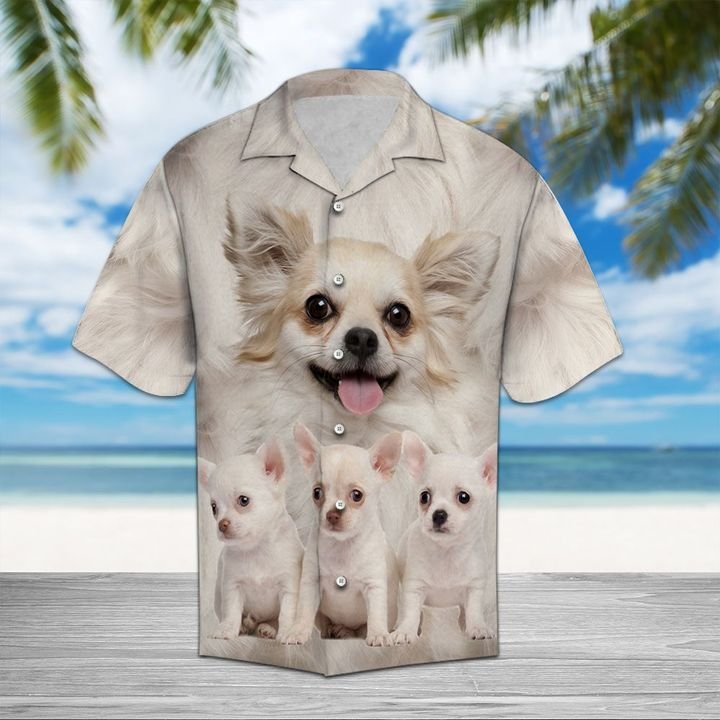 Chihuahua Great Hawaiian Shirt Summer Button Up Chihuahua Great Hawaiian Shirt Summer Button Up