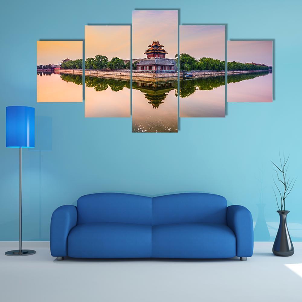 China At The Imperial City North Gate - Nature 5 Panel Canvas Art Wall Decor China At The Imperial City North Gate - Nature 5 Panel Canvas Art Wall Decor