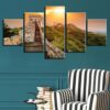 ChinaS Famous Great - Nature 5 Panel Canvas Art Wall Decor