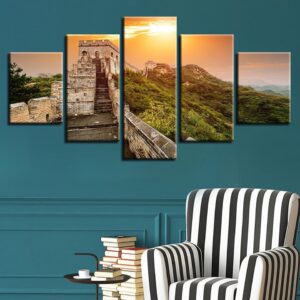 ChinaS Famous Great - Nature 5 Panel Canvas Art Wall Decor