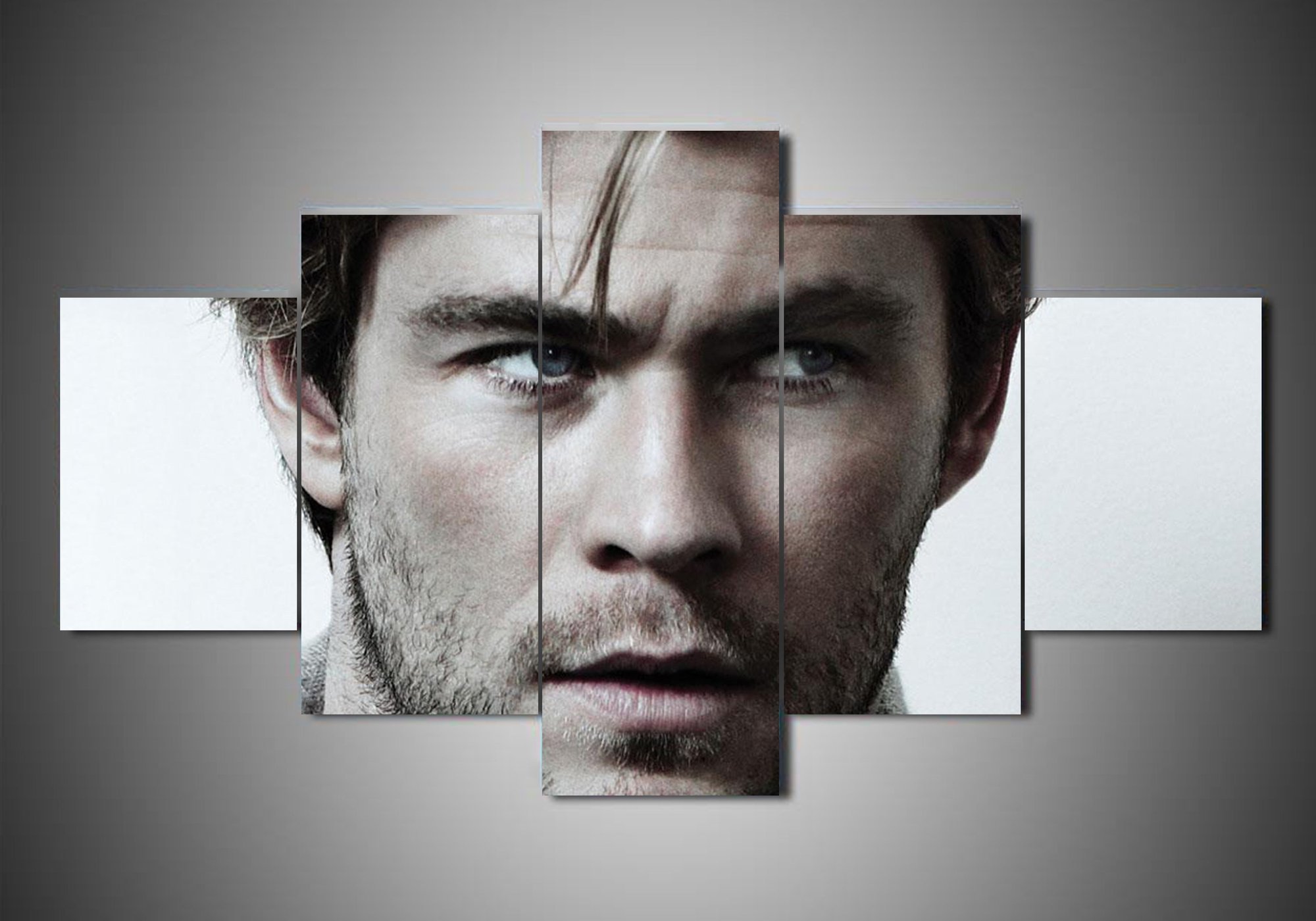 Chris Hemsworth 4 - Famous Person 5 Panel Canvas Art Wall Decor Chris Hemsworth 4 - Famous Person 5 Panel Canvas Art Wall Decor
