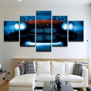Christine Stephen King Plymouth Fury - Automative 5 Panel Canvas Art Wall Decor