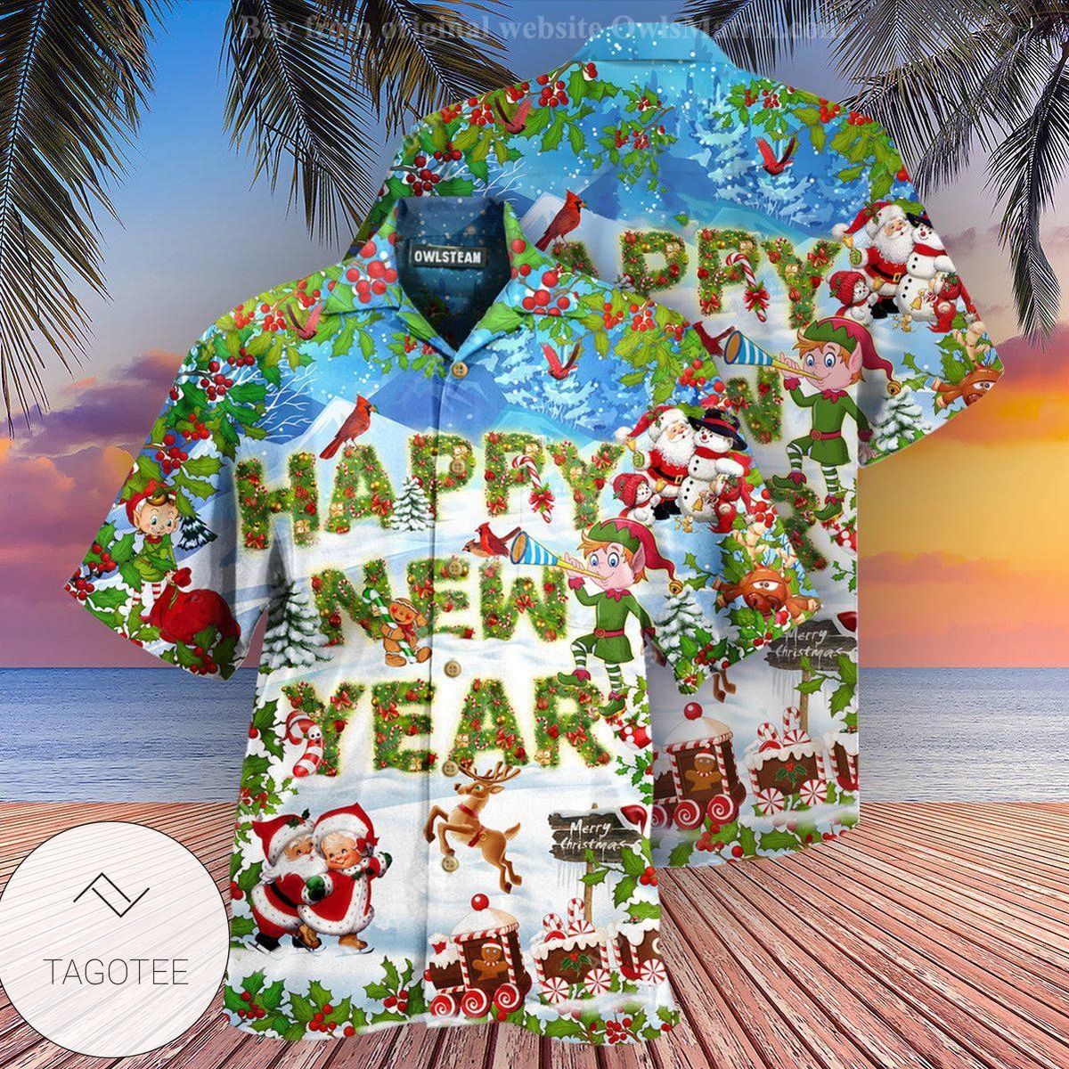 Christmas Happy New Year Snow Edition Hawaiian Shirt Christmas Happy New Year Snow Edition Hawaiian Shirt