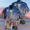 Christmas Holiday Cats Lover Full Print Hawaiian Shirt