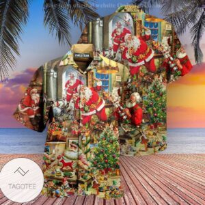 Christmas Santa’S Toy Workshop Edition Hawaiian Shirt