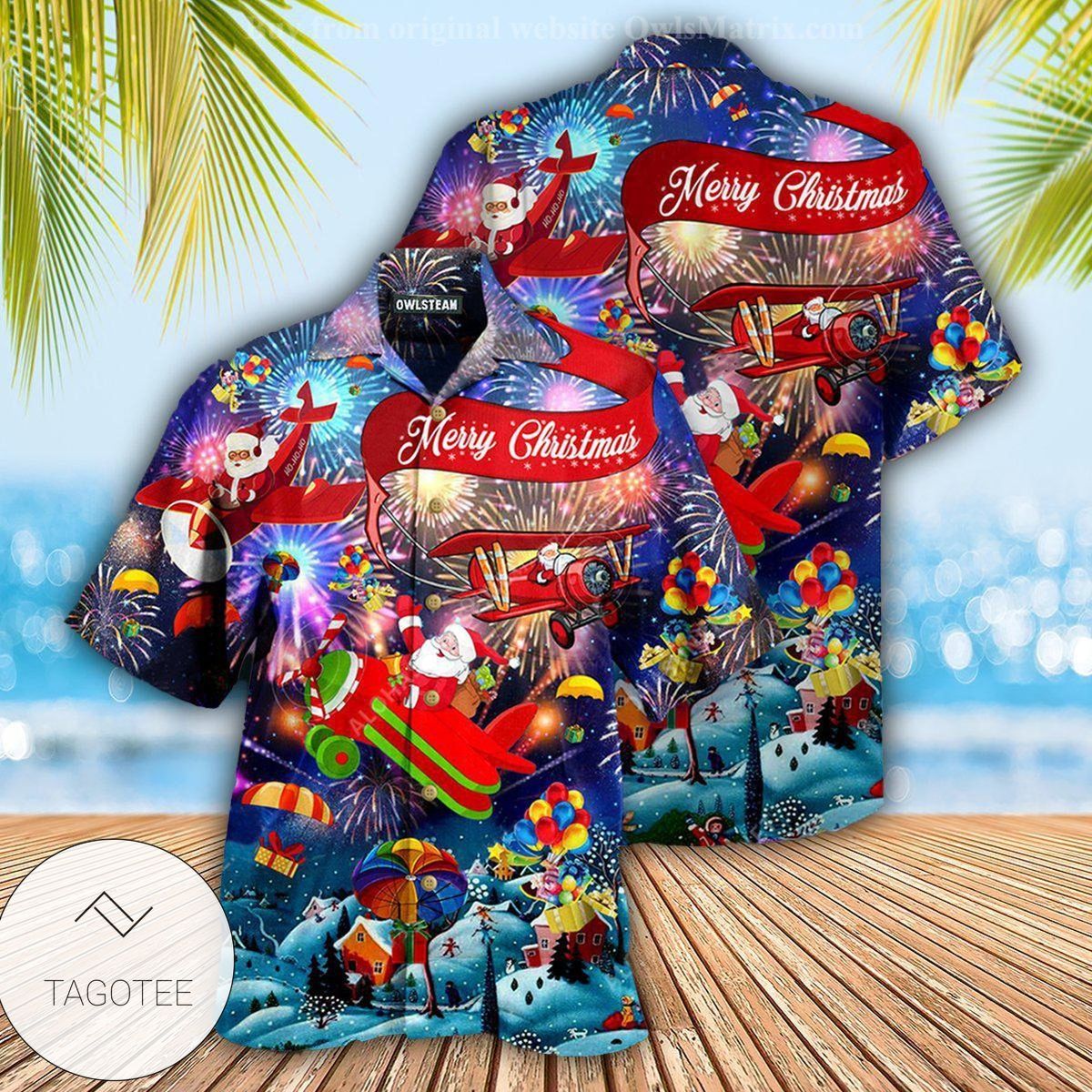 Christmas Spreading Love Santa Edition Hawaiian Shirt- Tagotee Christmas Spreading Love Santa Edition Hawaiian Shirt- Tagotee