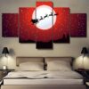 Christmas Xmas Holiday Cheer 17 - Christmas 5 Panel Canvas Art Wall Decor