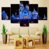 Christmas Xmas Holiday Cheer 18 - Christmas 5 Panel Canvas Art Wall Decor