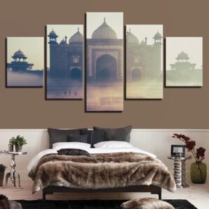 Church Cathedral - Nature 5 Panel Canvas Art Wall Decor