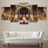 Church Jesus Christian Architecture - Religion 5 Panel Canvas Art Wall Decor
