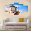 Church Of Agios Petros In Greece - Religion 5 Panel Canvas Art Wall Decor