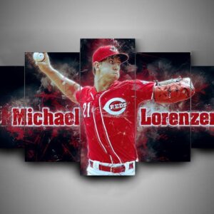 Cincinnati Reds 3 - Sport 5 Panel Canvas Art Wall Decor