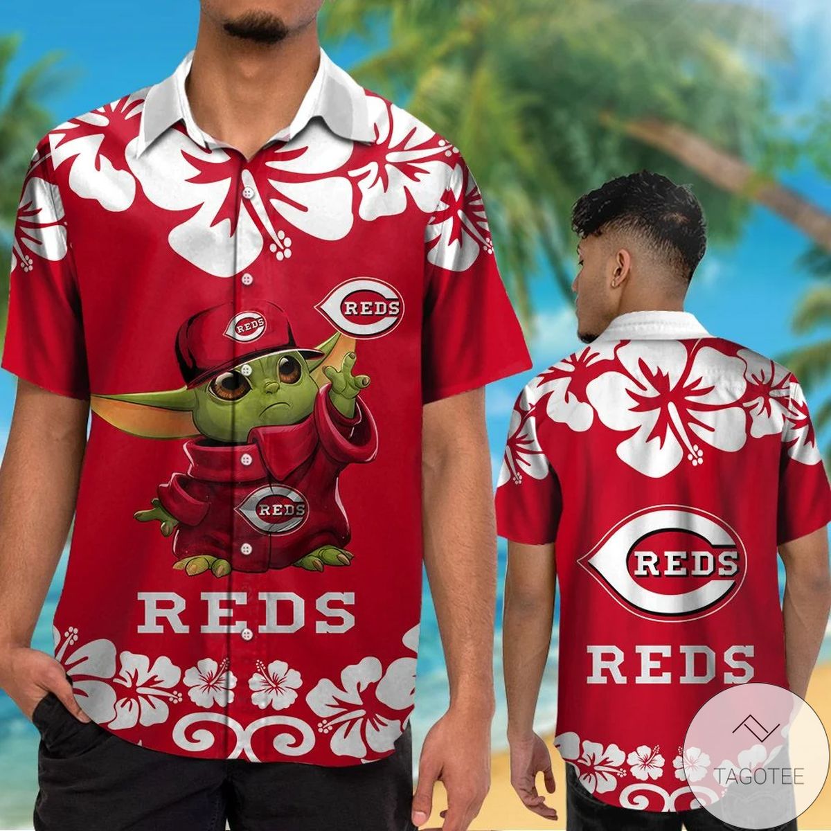 Cincinnati Reds Baby Yoda Hawaiian Shirt Cincinnati Reds Baby Yoda Hawaiian Shirt