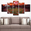 Cincinnati Reds Team Baseball Sport - 5 Panel Canvas Art Wall Decor