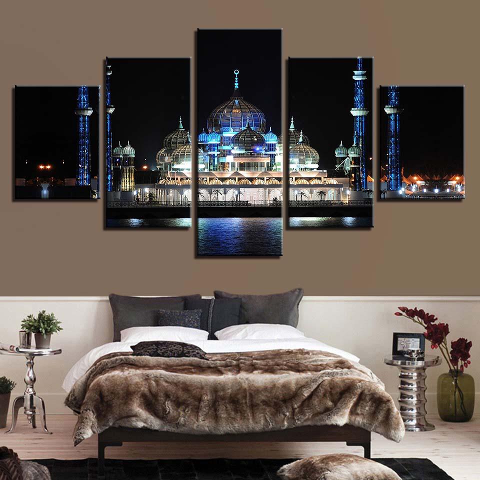 City Building 14 - Nature 5 Panel Canvas Art Wall Decor City Building 14 - Nature 5 Panel Canvas Art Wall Decor