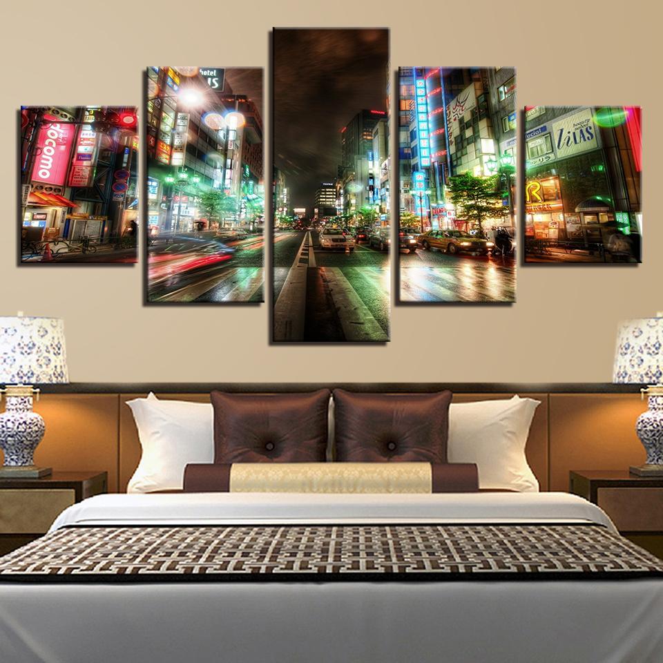 City Building 20 - Nature 5 Panel Canvas Art Wall Decor City Building 20 - Nature 5 Panel Canvas Art Wall Decor