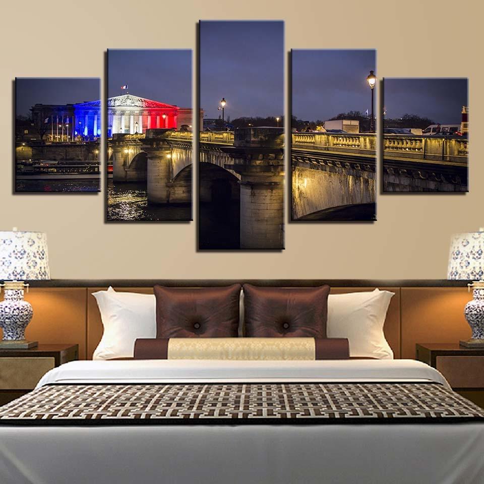 City Building 21 - Nature 5 Panel Canvas Art Wall Decor City Building 21 - Nature 5 Panel Canvas Art Wall Decor