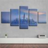 City Building 36 - Nature 5 Panel Canvas Art Wall Decor