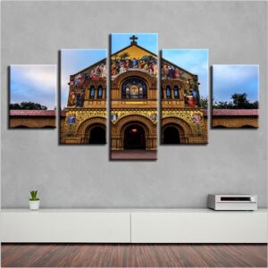 City Building 38 - Nature 5 Panel Canvas Art Wall Decor
