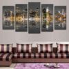 City Building 40 - Nature 5 Panel Canvas Art Wall Decor