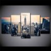 City Building 41 - Nature 5 Panel Canvas Art Wall Decor
