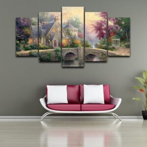 Classic 03 - Nature 5 Panel Canvas Art Wall Decor