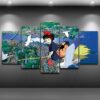 Classic Japan Anime Kikis Delivery Service - Anime 5 Panel Canvas Art Wall Decor