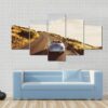 Classic Vintage Sports Car - Automative 5 Panel Canvas Art Wall Decor