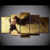 Classical Guitar 6 - Music 5 Panel Canvas Art Wall Decor