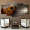 Classical Guitar 7 - Music 5 Panel Canvas Art Wall Decor