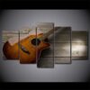 Classical Guitar Music - Music 5 Panel Canvas Art Wall Decor