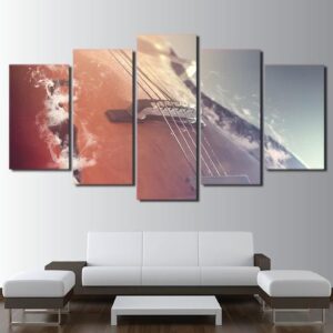 Classical Violin - Music 5 Panel Canvas Art Wall Decor
