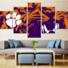 Clemson Tigers 1 Sport - 5 Panel Canvas Art Wall Decor