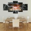 Cleveland Browns Team American Football - Sport 5 Panel Canvas Art Wall Decor