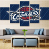 Cleveland Cavaliers Basketball - Sport 5 Panel Canvas Art Wall Decor