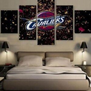 Cleveland Cavaliers - Sport 5 Panel Canvas Art Wall Decor