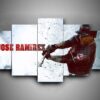 Cleveland Indians 1 - Sport 5 Panel Canvas Art Wall Decor