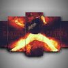 Cleveland Indians 3 - Sport 5 Panel Canvas Art Wall Decor
