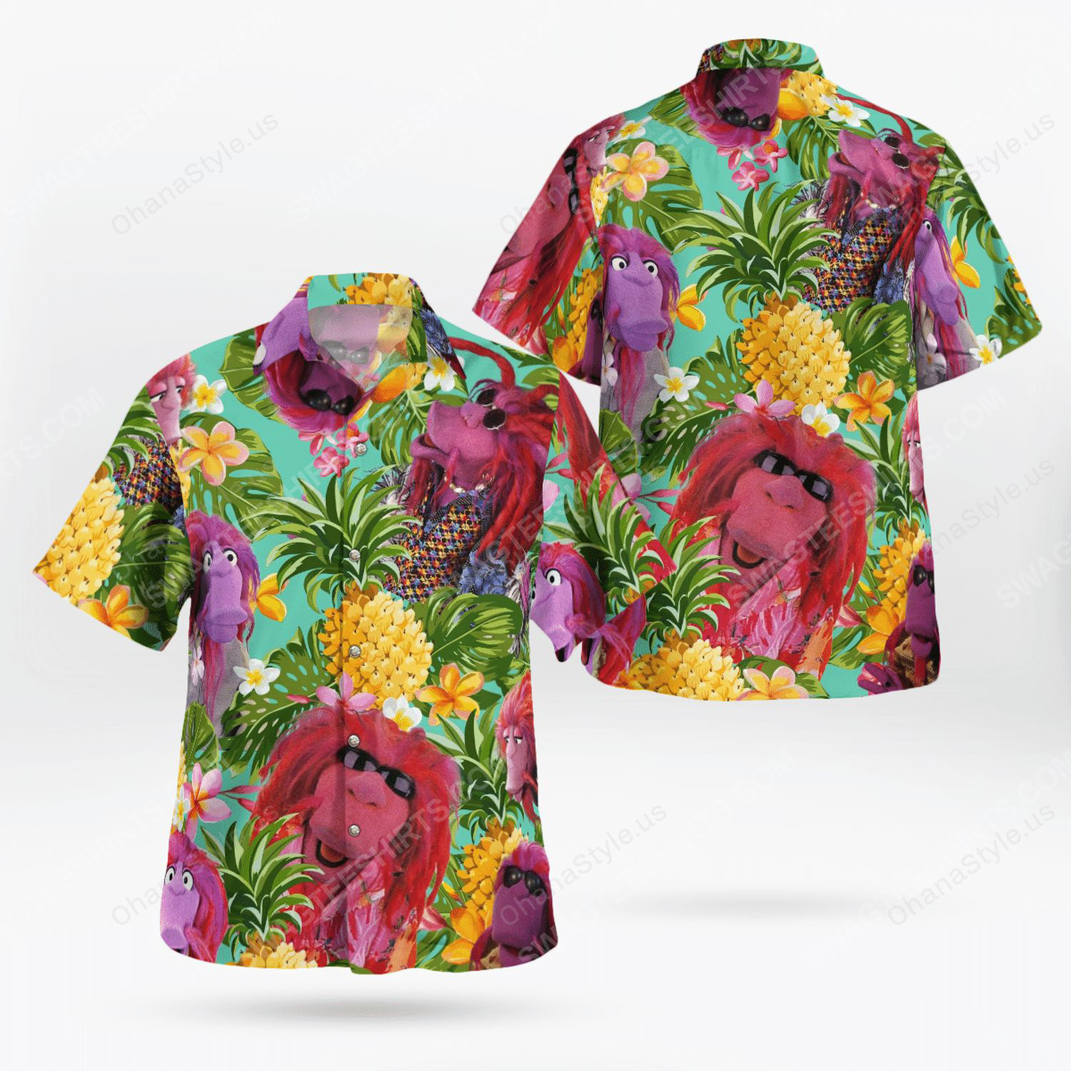 Clifford The Big Red Dog Hawaiian Shirt Clifford The Big Red Dog Hawaiian Shirt