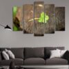 Clover - Nature 5 Panel Canvas Art Wall Decor